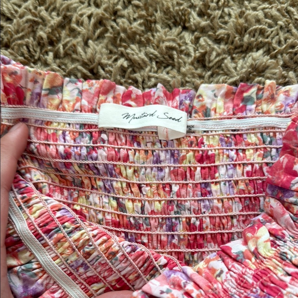 American Threads Floral Ruffle Skirt - Picture 2 of 2